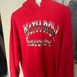 Death row records, shred sweatshirt size large